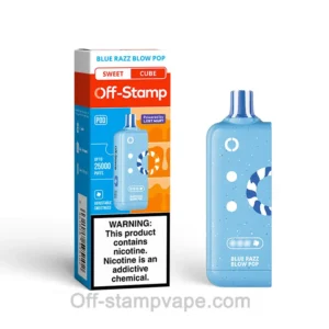 Blue Razz Blow Pop Off Stamp 5 G